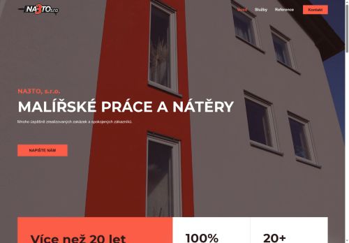 Webové stránky NA3TO, s.r.o., Plzeň