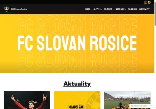 Zobrazit webové stránky FC Slovan Rosice