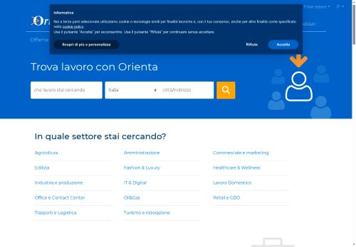Webové stránky Orienta Czech s.r.o., Úherce