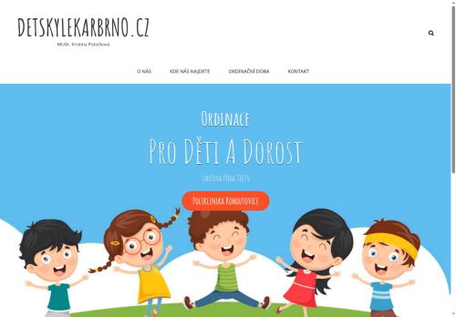 Webové stránky Dětský lékař Brno s.r.o., Brno