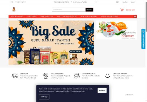 Swagat s.r.o. nabízí práci na pozici Pomocní skladníci (M/Ž) v obci Praha