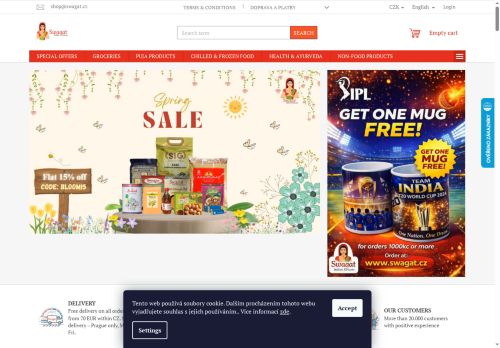 Swagat s.r.o. nabízí práci na pozici Pomocní skladníci (M/Ž) v obci Praha