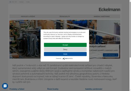 Eckelmann,s.r.o. nabízí práci na pozici REFERENT/ REFERENTKA ZAKÁZEK v obci Tvrdonice