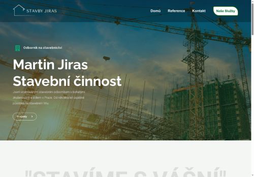 Webové stránky Martin Jiras, Praha