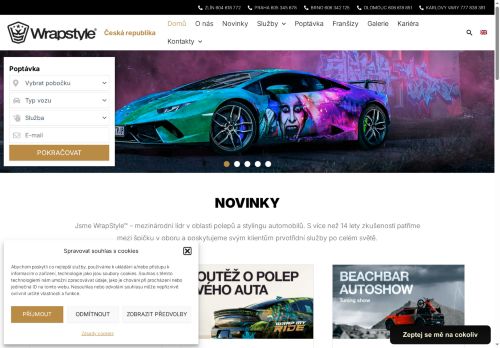 WrapStyle Brno s.r.o. nabízí práci na pozici Aplikátor folií v obci Brno