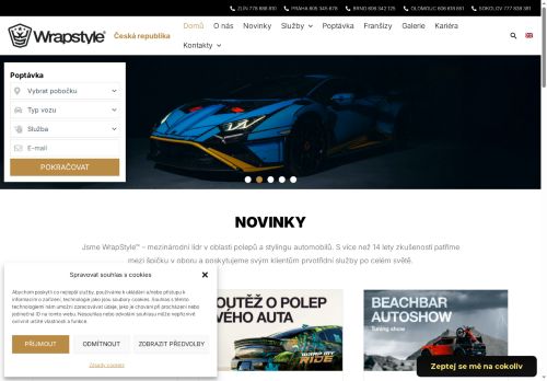 WrapStyle Brno s.r.o. nabízí práci na pozici Aplikátor folií v obci Brno