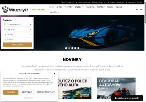 WrapStyle Brno s.r.o. nabízí práci na pozici Aplikátor folií v obci Brno
