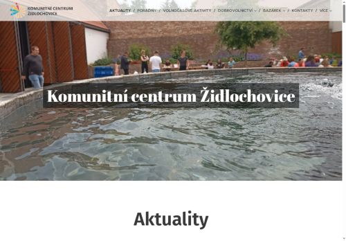 Webové stránky Komunitní centrum Židlochovice, Židlochovice