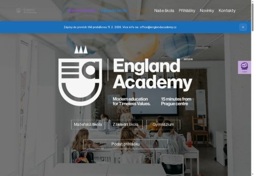 Little England Academy Základní škola a Mateřská škola, s.r.o. nabízí práci na pozici administrativní pracovník (m/ž) v obci Úholičky