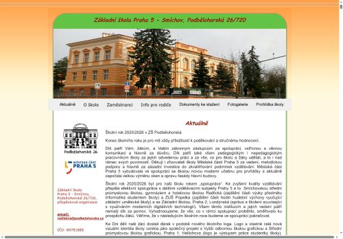 Základní škola Praha 5 - Smíchov, Podbělohorská 26/720, příspěvková organizace nabízí práci na pozici pomocná síla v kuchyni v obci Praha