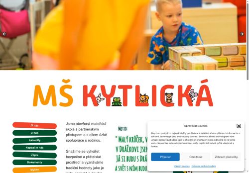 Mateřská škola Kytlická nabízí práci na pozici školníci  - uklízeči v obci Praha