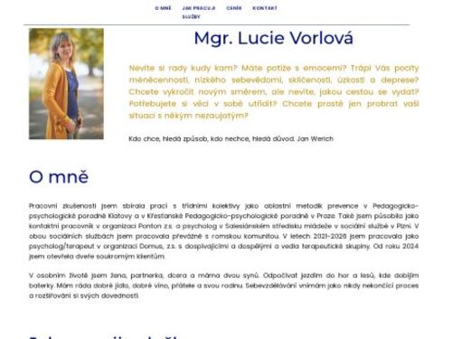 Psychoterapie Mgr. Lucie Karbanová