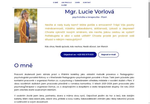 Zobrazit webové stránky Psychoterapie Mgr. Lucie Karbanová