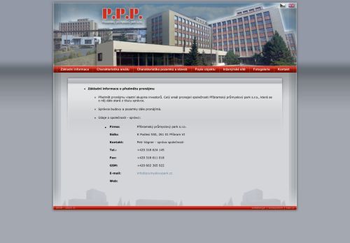 Příbramský průmyslový park, s.r.o. nabízí práci na pozici Provozní zámečníci, údržbáři v obci Příbram