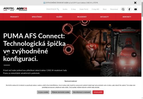 AGRI CS a.s. nabízí práci na pozici Mechanik/Diagnostik zemědělských strojů v obci Přeštice