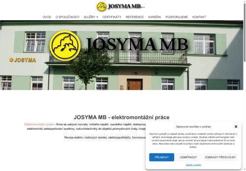 JOSYMA MB, s.r.o. nabízí práci na pozici Elektrikář/ka v obci Mladá Boleslav