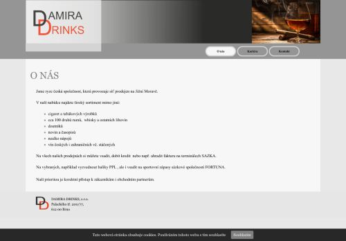 DAMIRA DRINKS, s.r.o. nabízí práci na pozici prodavač/ka v obci Vyškov