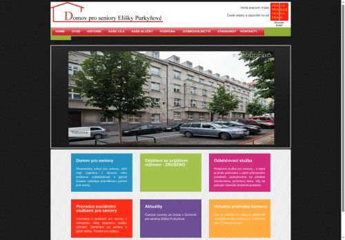 Domov pro seniory Elišky Purkyňové nabízí práci na pozici Pracovníci v sociálních službách v obci Praha