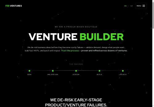 FEB VENTURES s.r.o. nabízí práci na pozici International innovation specialist v obci Praha