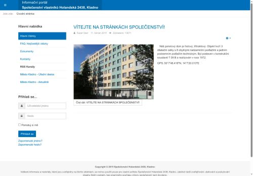 Společenství vlastníků Holandská 2438, Kladno nabízí práci na pozici Domovník/ce v obci Kladno