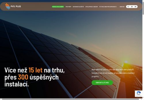 Webové stránky PV SERVICE PLUS s.r.o., Hodonín