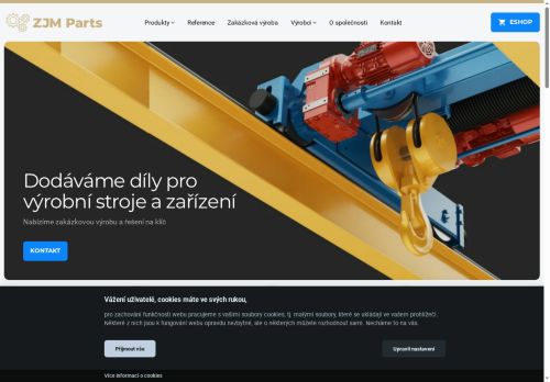 Webové stránky ZJM Parts s.r.o, Domašov