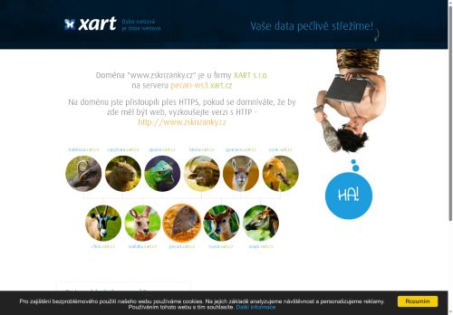 Webové stránky Základní škola a Mateřská škola Křižánky, příspěvková organizace, Křižánky