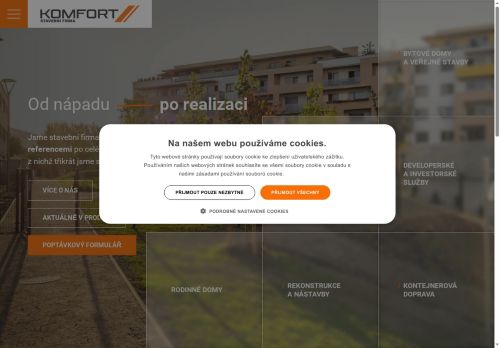 KOMFORT,a.s. nabízí práci na pozici Pomocný dělník v obci Brno