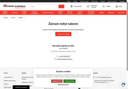 PRVNÍ CHODSKÁ s.r.o. nabízí práci na pozici SKLADNÍK (Plzeň) dovolená navíc!!! v obci Plzeň