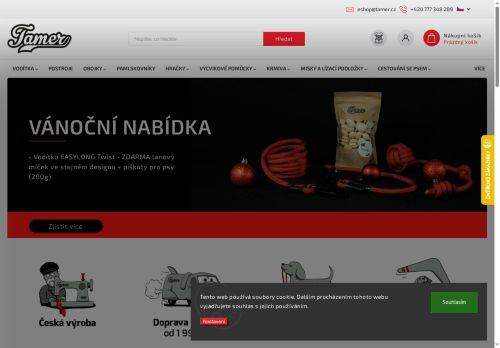 Webové stránky Tamer s.r.o., Kolín