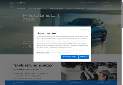 Webové stránky FAMKO, spol. s r. o., Brno