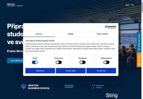 Vysoká škola NEWTON, a.s. nabízí práci na pozici Seniorní specialista/ka, designer/ka a správce informační a aplikační podpory v obci Praha