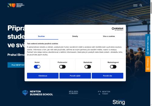 Vysoká škola NEWTON, a.s. nabízí práci na pozici Seniorní specialista/ka, designer/ka a správce informační a aplikační podpory v obci Praha