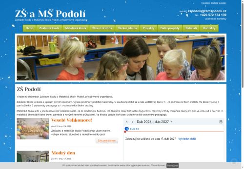 Základní škola a Mateřská škola, Podolí, příspěvková organizace nabízí práci na pozici kuchař/ka v obci Podolí