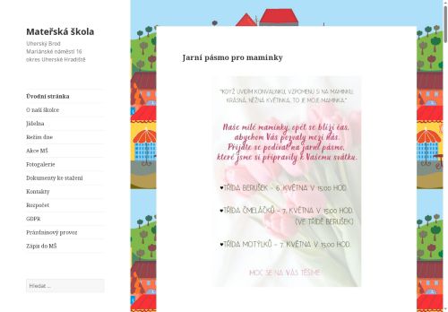 Mateřská škola, Uherský Brod, Mariánské náměstí 16, okres Uherské Hradiště nabízí práci na pozici kuchař/ka v obci Uherský Brod