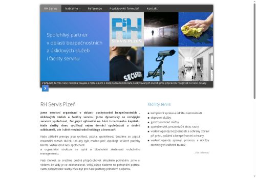 Webové stránky RH Servis Plzeň, s.r.o., Cerhovice