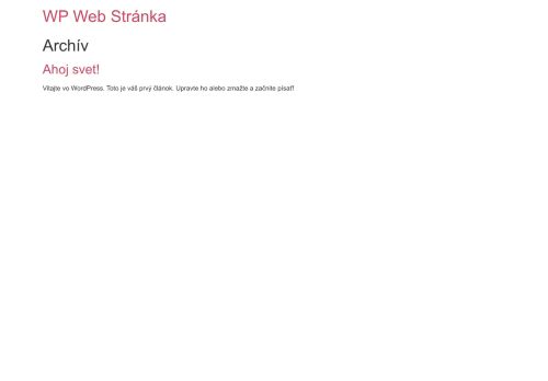 Webové stránky RH Servis Plzeň, s.r.o., Cerhovice