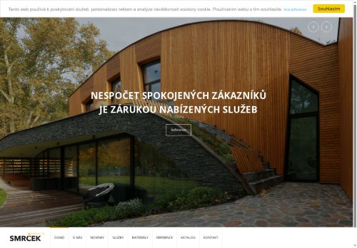Webové stránky Kámen-Smrček, s.r.o., Kyjov