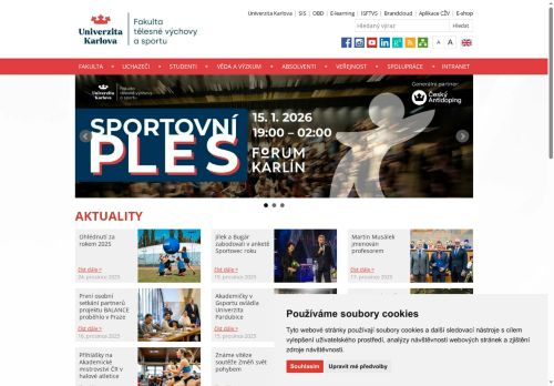 Univerzita Karlova nabízí práci na pozici Uklízeč/ka v obci Praha