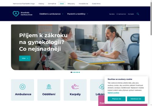 Zobrazit webové stránky Stodská nemocnice