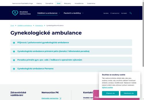 Zobrazit webové stránky Gynekologická ambulance Stodská nemocnice