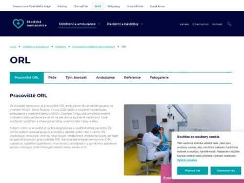 ORL ambulance - Stodská nemocnice