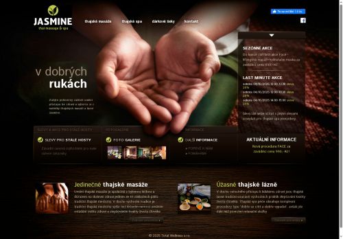 Total Wellness s.r.o. nabízí práci na pozici pracovník relaxačního centra thajských masáží - masér v obci Brno