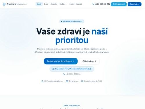 Praktický lékař pro dospělé Practicare s.r.o. - MUDr. František Bláha