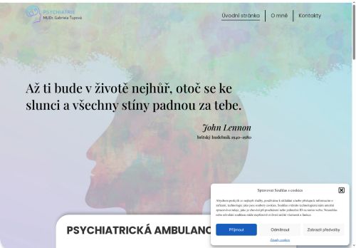 Zobrazit webové stránky Psychiatrická ambulance - MUDr. Gabriela Ťupová