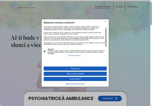 Zobrazit webové stránky Psychiatrická ambulance - MUDr. Gabriela Ťupová