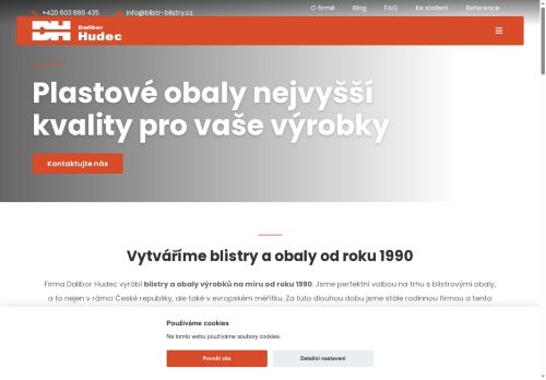Zobrazit webové stránky Dalibor Hudec - BLISTR.CZ