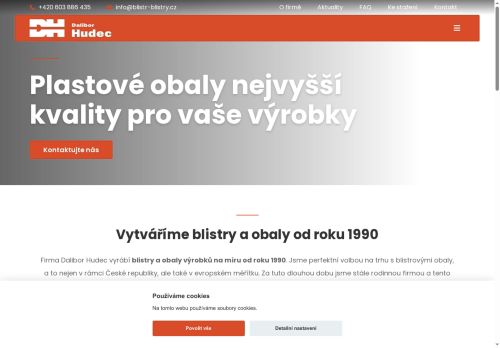 Zobrazit webové stránky Dalibor Hudec - BLISTR.CZ