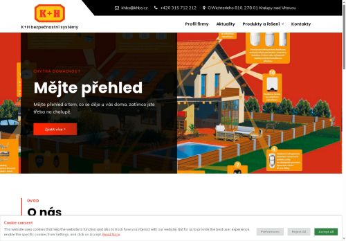 K+H bezpečnostní systémy s.r.o. nabízí práci na pozici Technici elektronici v obci Kralupy nad Vltavou