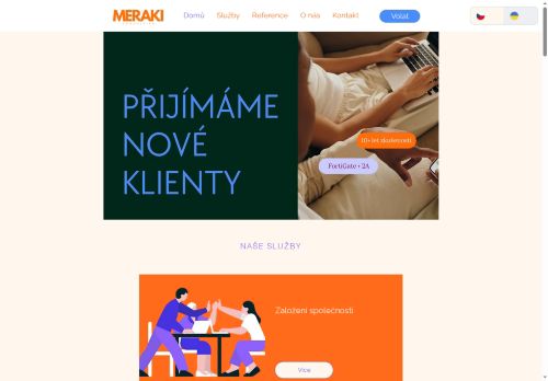 Meraki Consulting s.r.o. nabízí práci na pozici Odborní účetní všeobecní v obci Brno